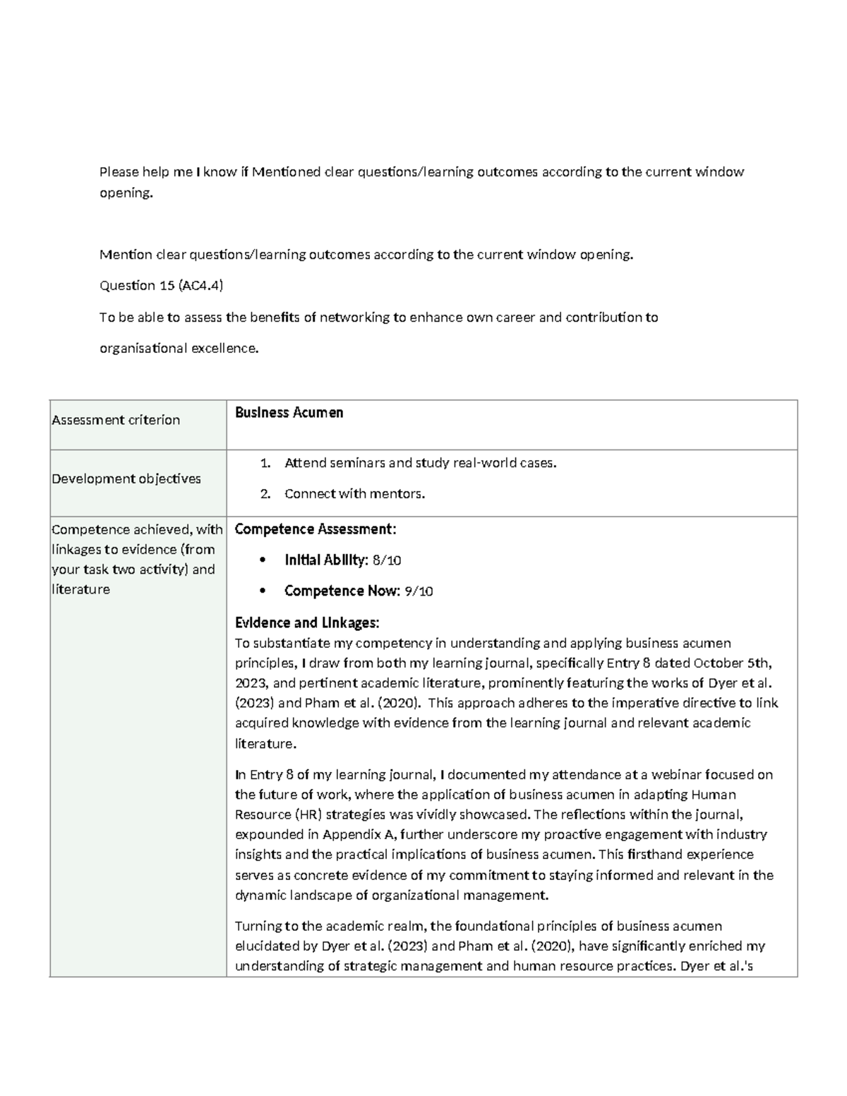 Please help me I know if Mentioned clear questions - Mention clear ...