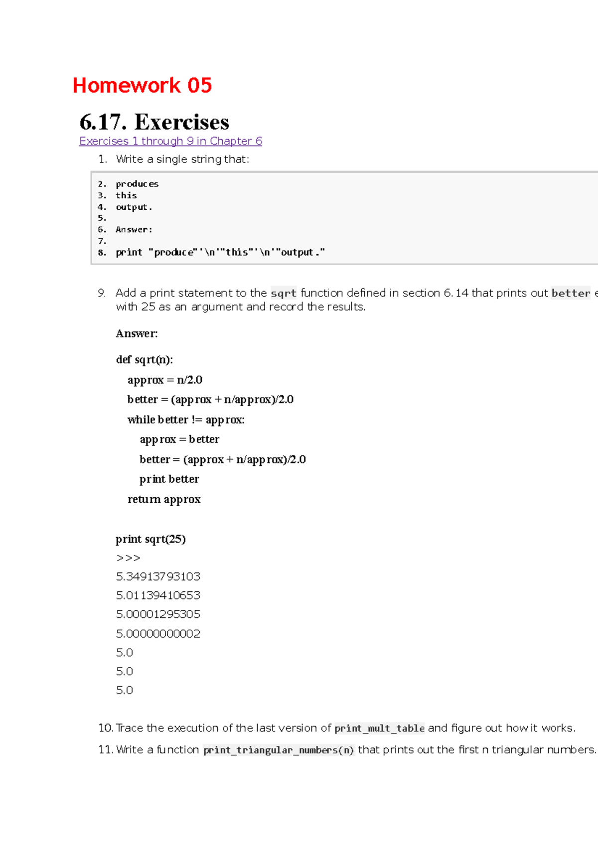 cs python fundamentals assignment 2 room area