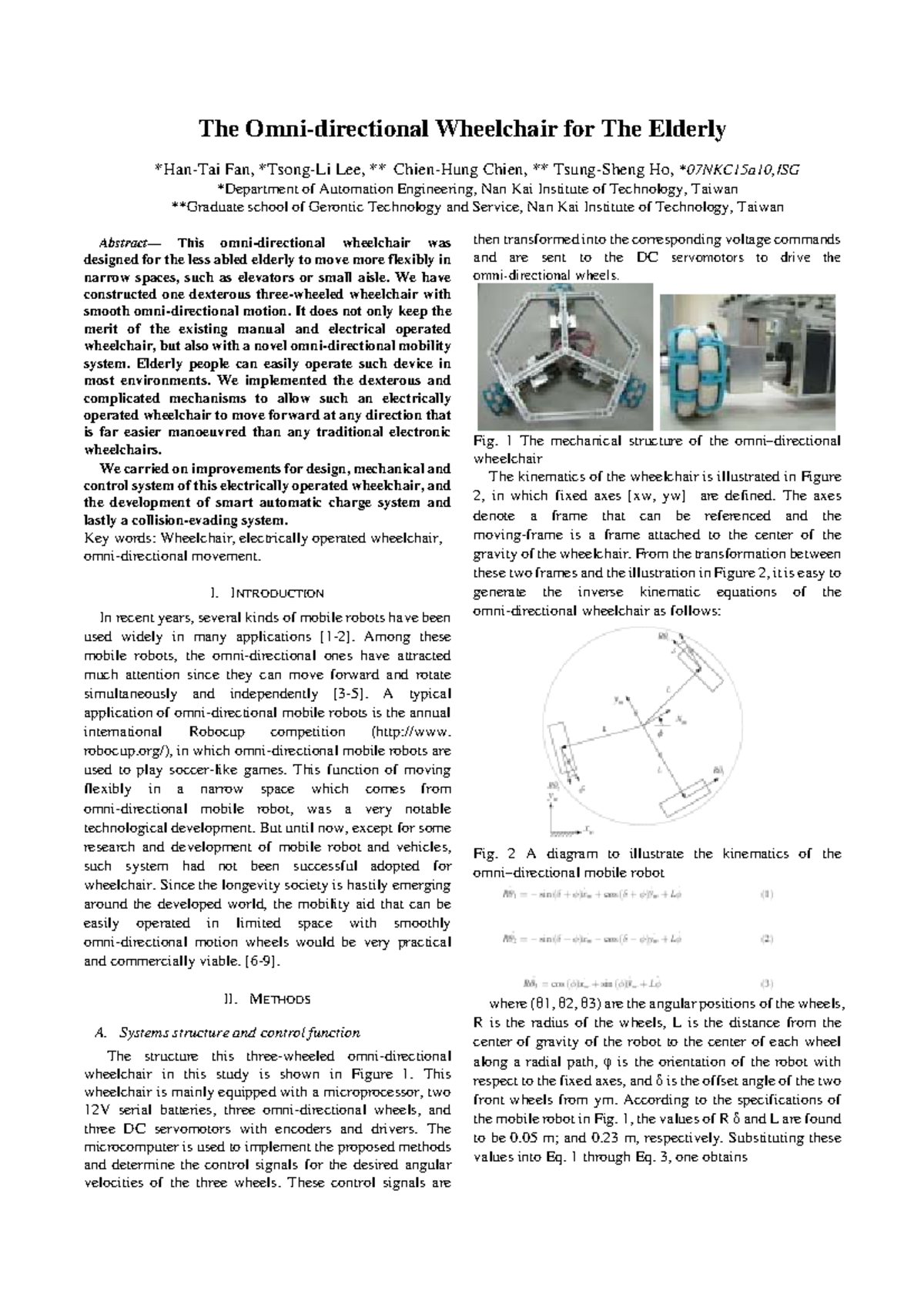 Omnidirectional Wheelchair For Elderly Zorg 2 KdG StuDocu