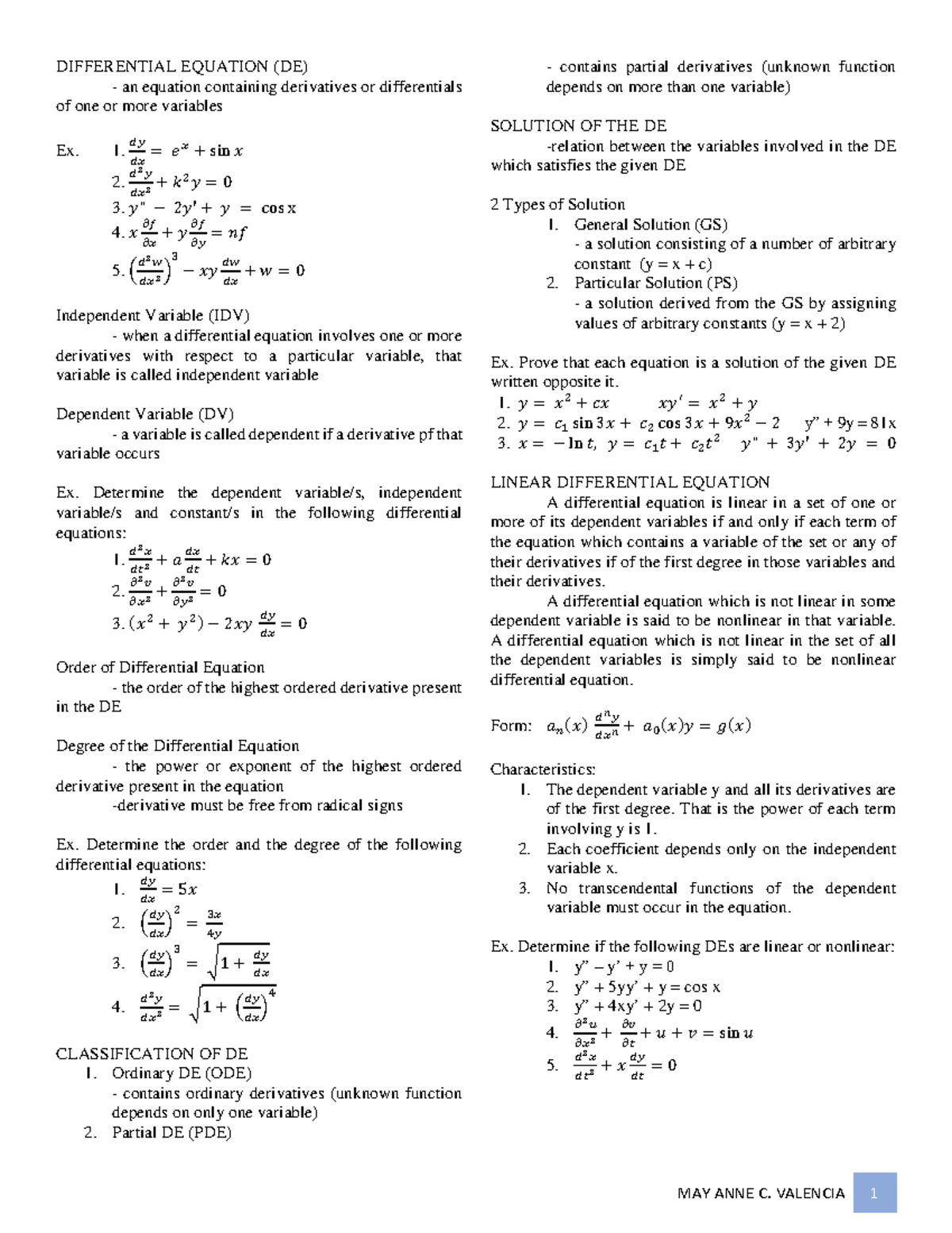 Lecture-1 - Lecture - Warning: TT: undefined function: 32 MAY ANNE C ...