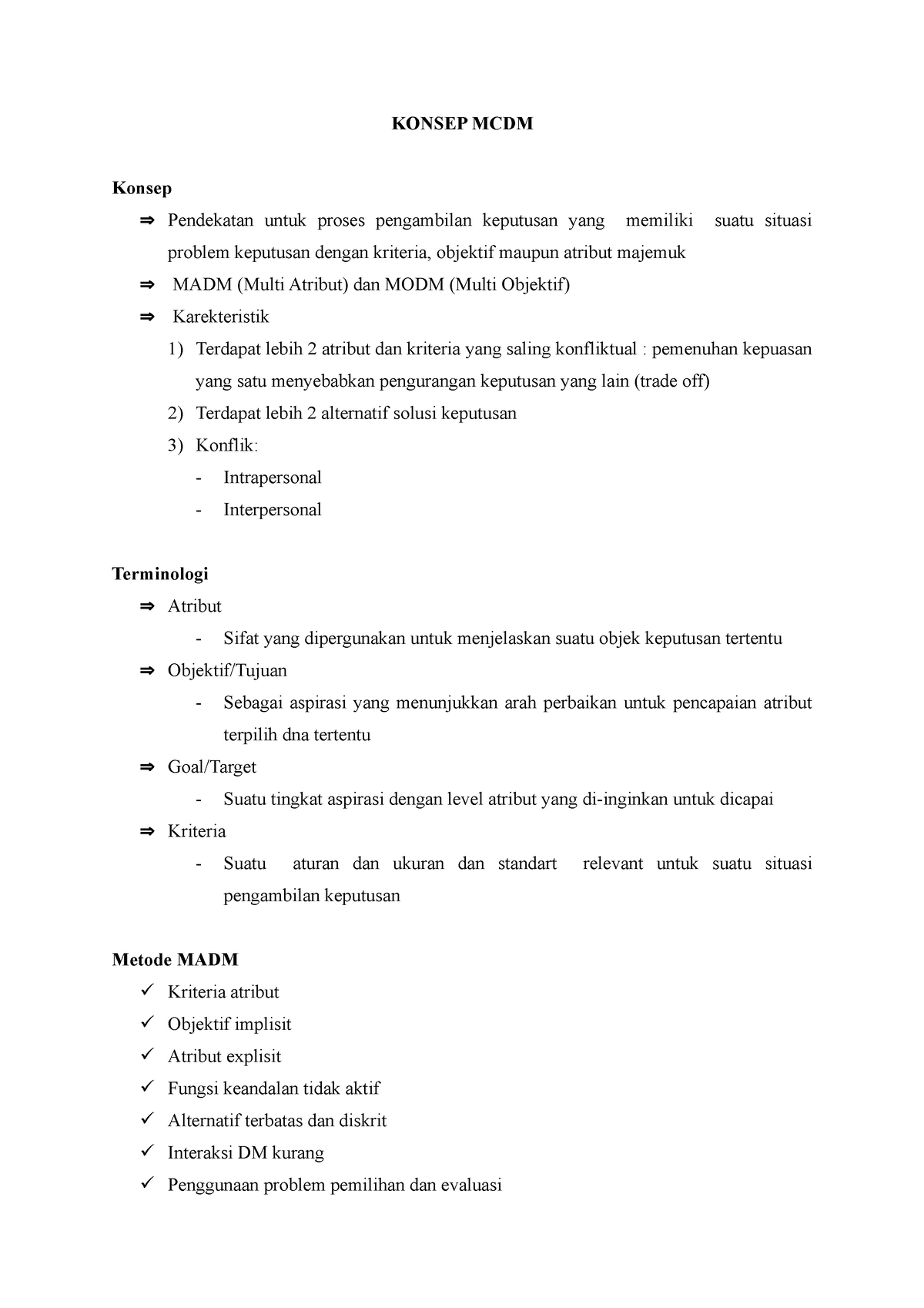 Konsep MCDM Lecture Notes About Multi Criteria Decision Making   Thumb 1200 1698 