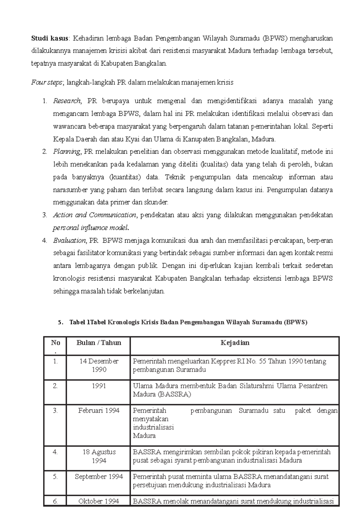 case study public relations