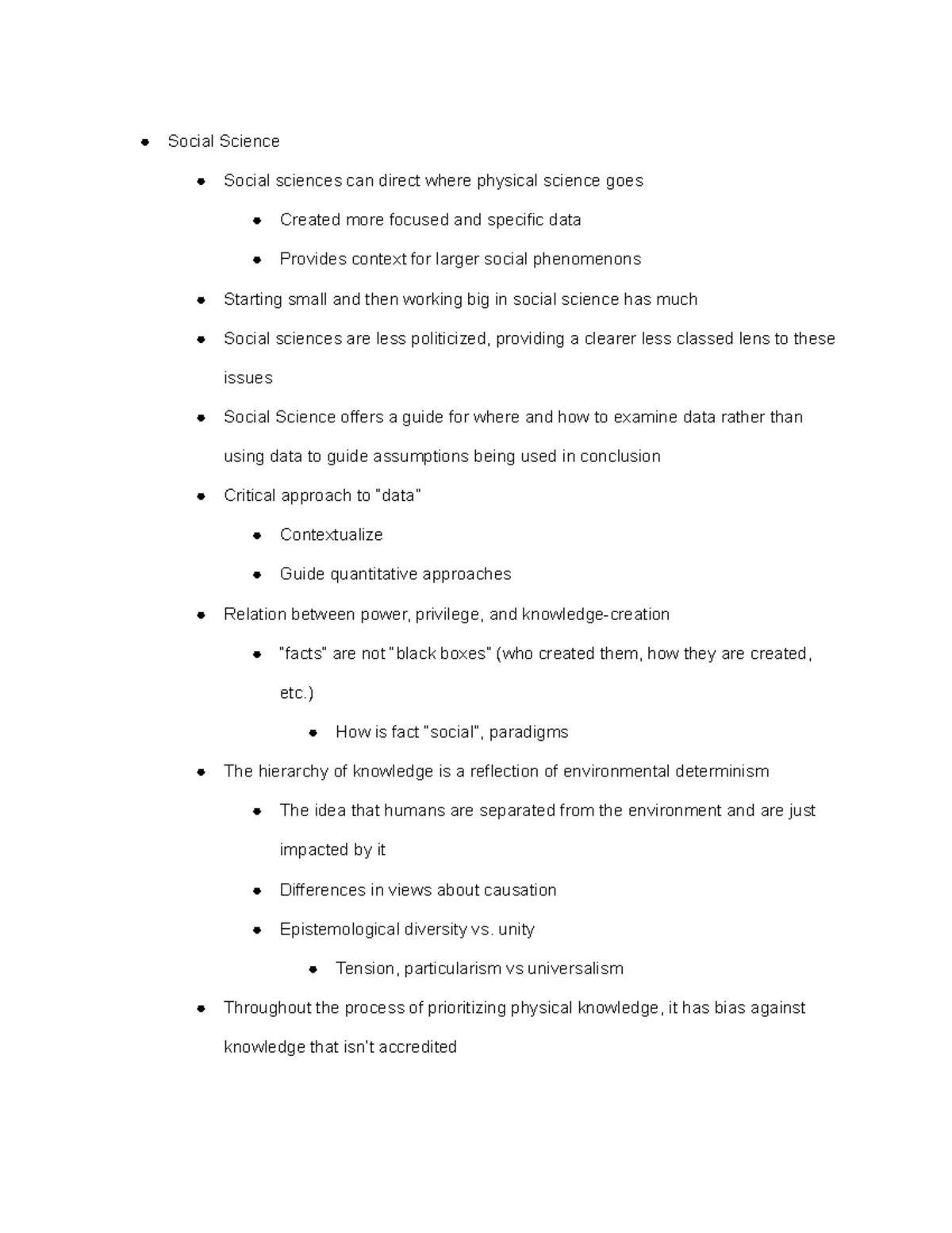 ANTH059- Social Science and it's benefits Notes-2 - Social Science ...