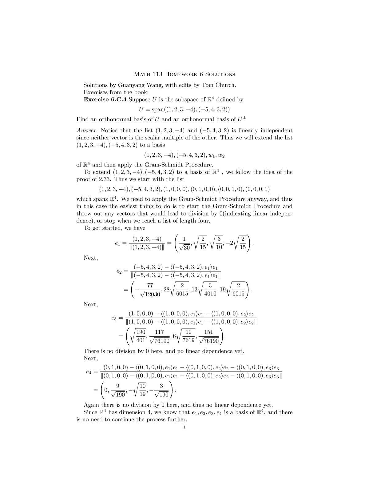 math113-f15-hw7sols-linear-algebra-math-113-homework-6-solutions