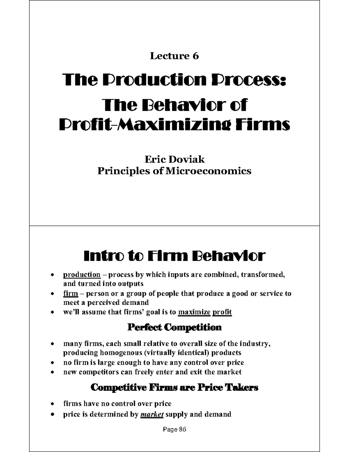 Microbook lec06a Production process: Pro Max - Lecture 6 The Production ...