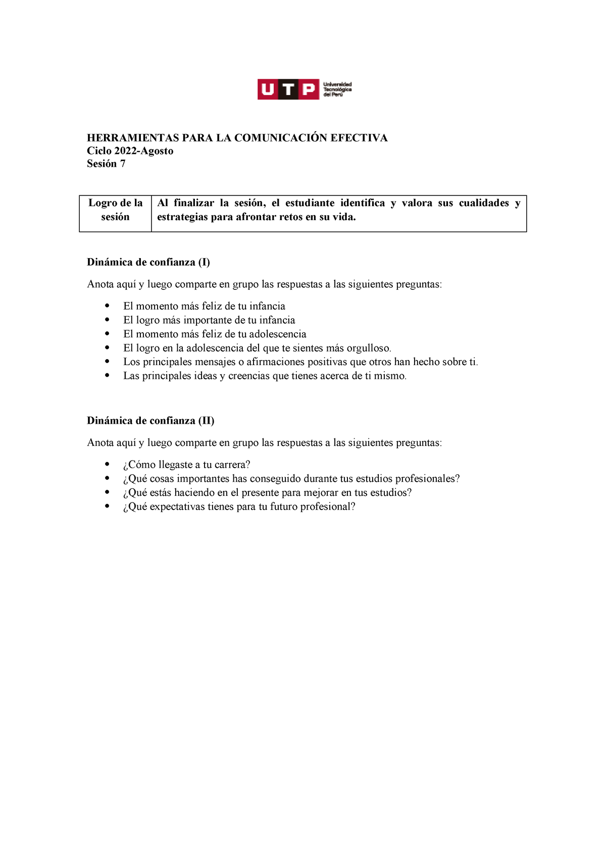 S07 s1 Dinu C 3u A1mica+de+confianza docx - HERRAMIENTAS PARA LA ...