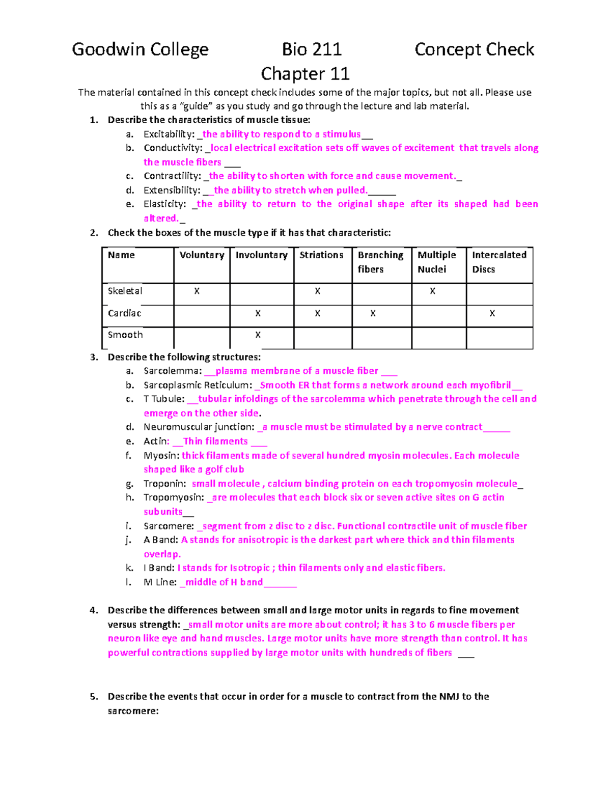 1104Chapter 11 Concept Check BIO211(1) - Chapter 11 The Material ...