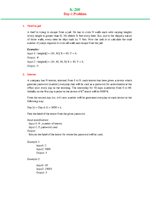 Prog.in C Worksheet-2 CAAS KIIT-DU - KIIT-DU SUBJECT Programming in C ...
