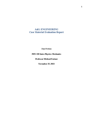 PHY 150 M4 Newton's Second Law Lab Report - Newton’s Second Law Deje ...