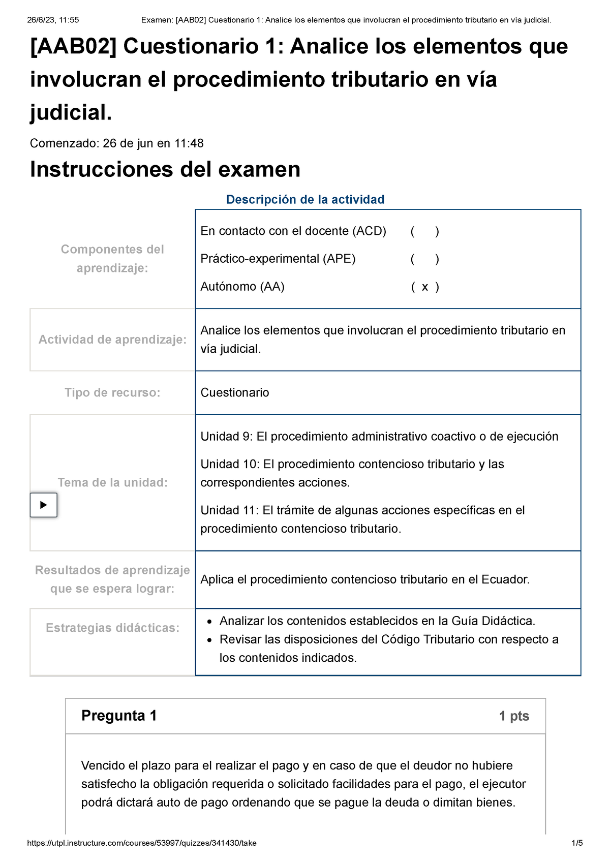 Examen Aab Cuestionario Analice Los Elementos Que Existen En El My Xxx Hot Girl 8492