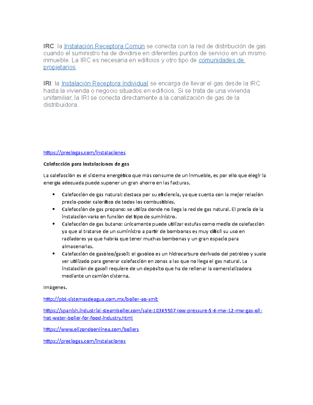 Instalaciones Civiles de GAS Presentación - IRC : la Instalación ...