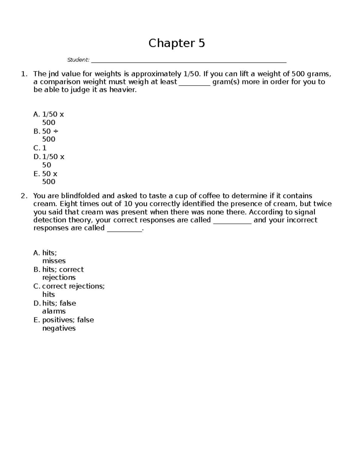 Chapter 5 Practice - Chapter 5 _Student: - Studocu