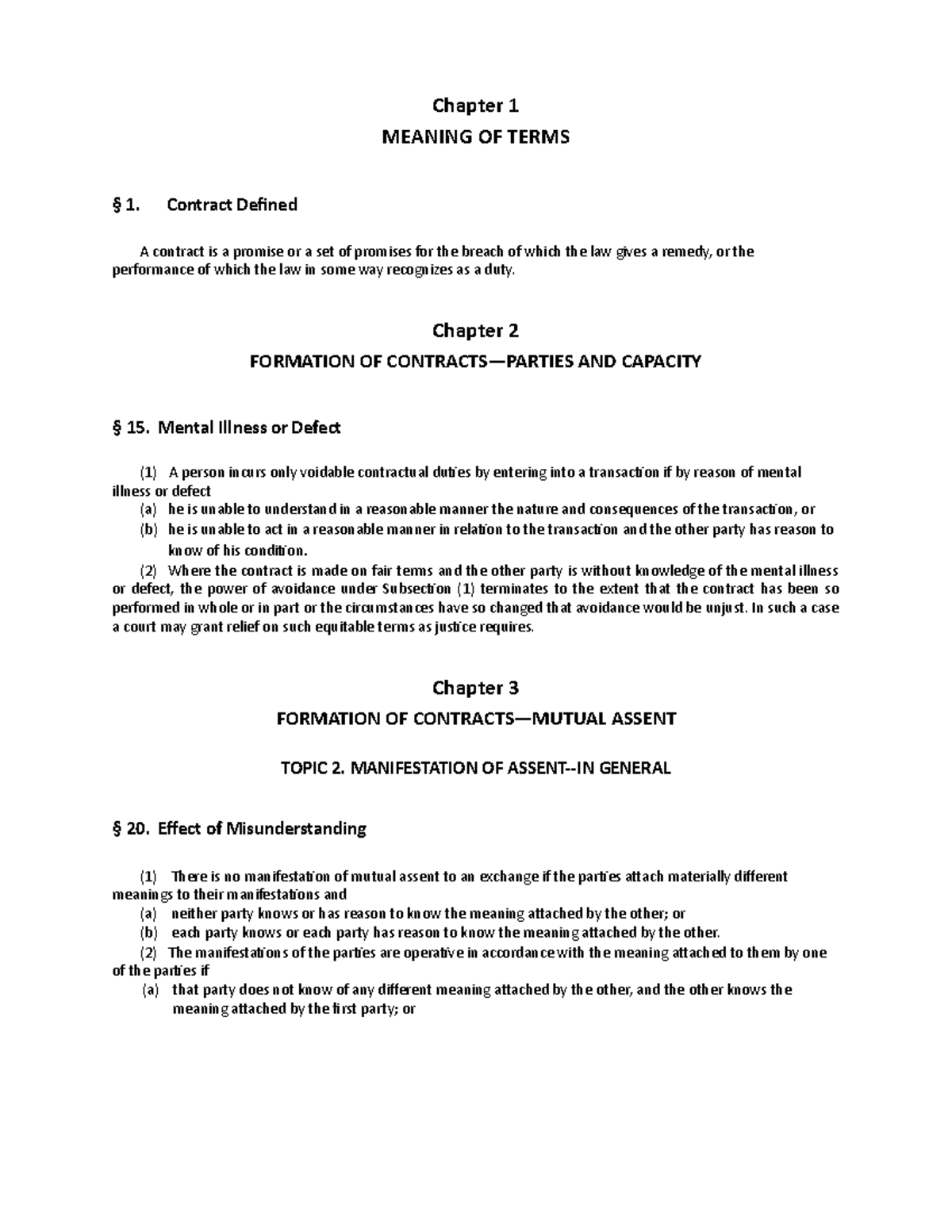 restatement-outline-chapter-1-meaning-of-terms-1-contract-defined