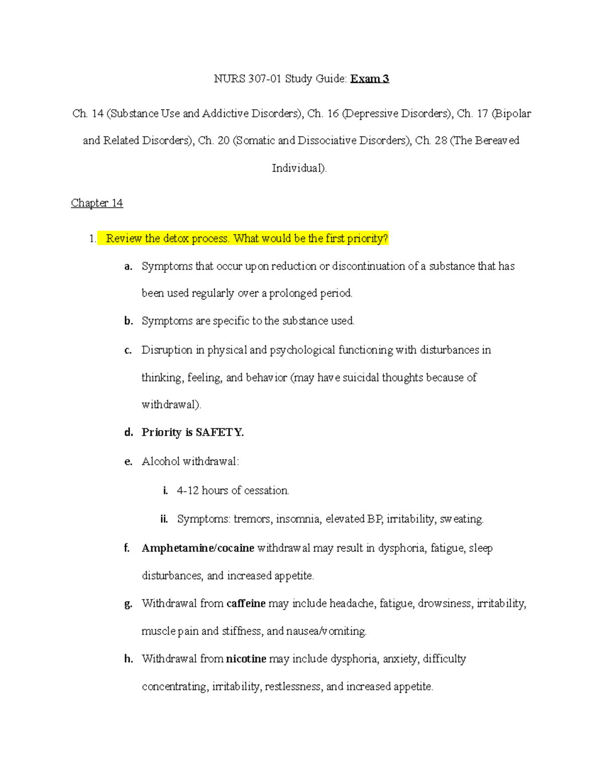 Exam 3 Study Guide Mental Health - Deprecated API usage: The SVG back ...