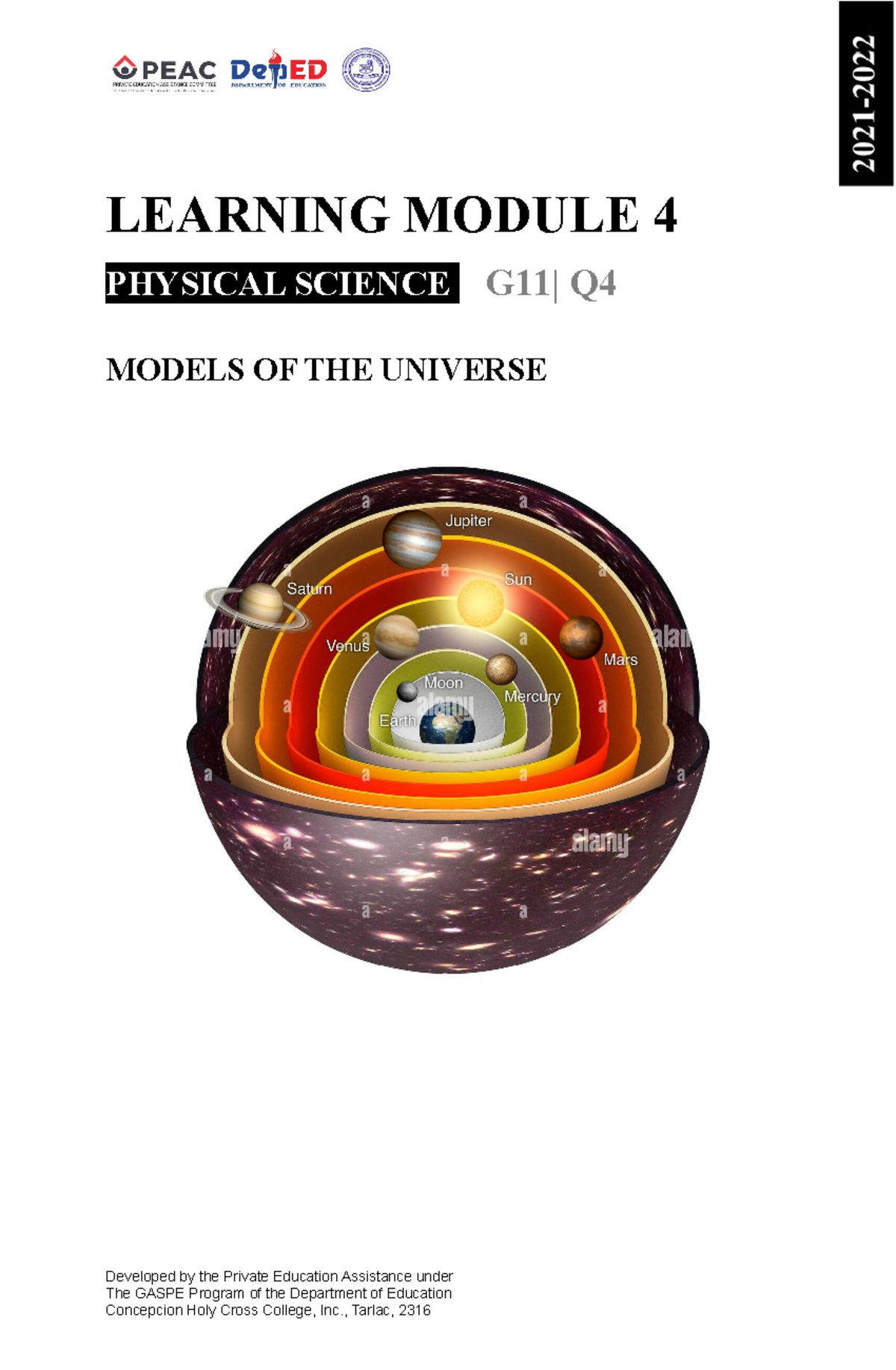 Grade 11 Physical Science - Module 4 (Q4) - LEARNING MODULE 4 PHYSICAL ...