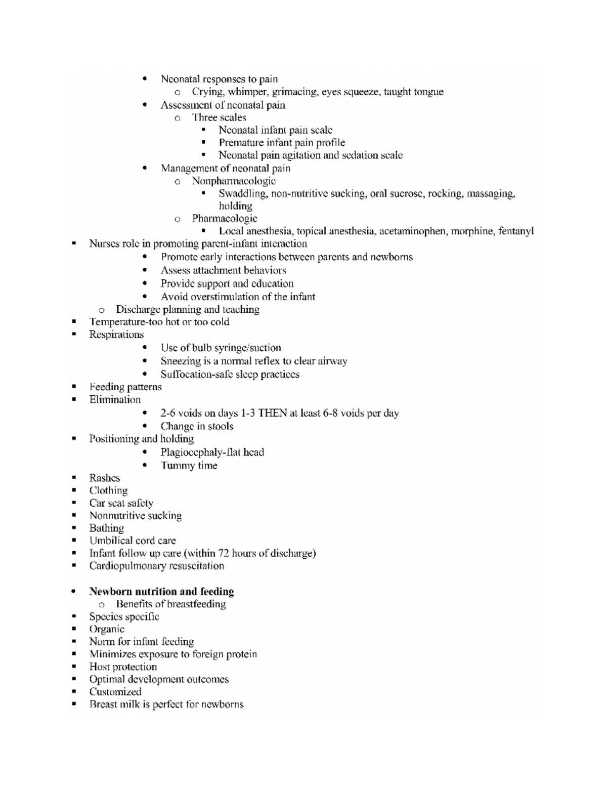 OB exam 2 part 22 exam study guide NRSE4570 Studocu