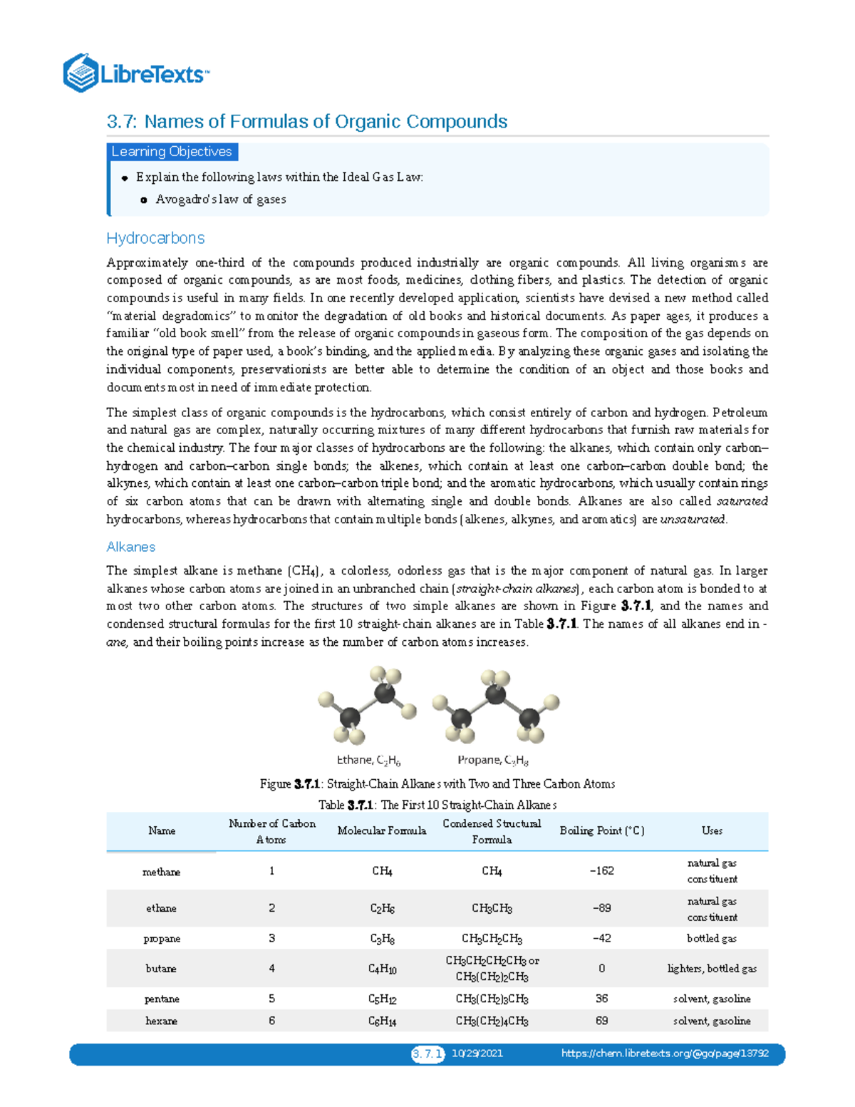 3 - Organic_Compounds - 3: Names of Formulas of Organic Compounds ...