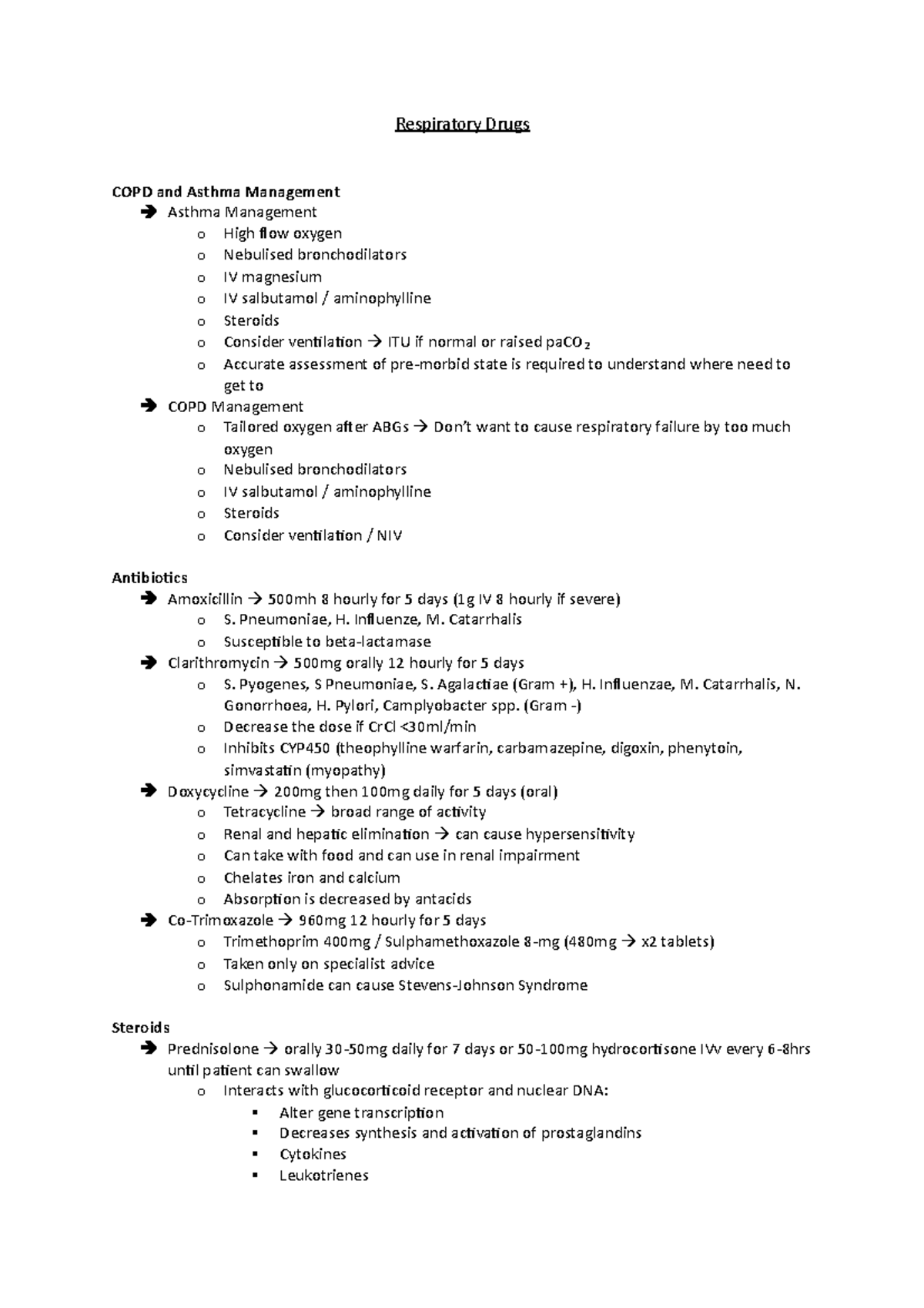 Respiratory Drugs - Respiratory Drugs COPD and Asthma Management Asthma ...