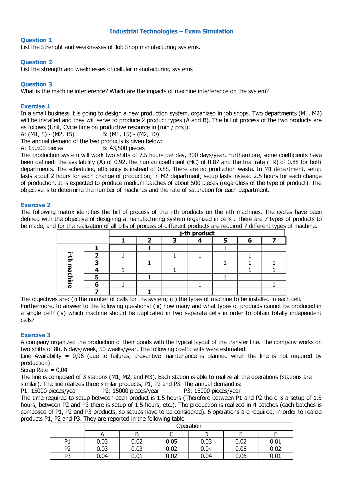 Relevant INSTC_V7 Questions