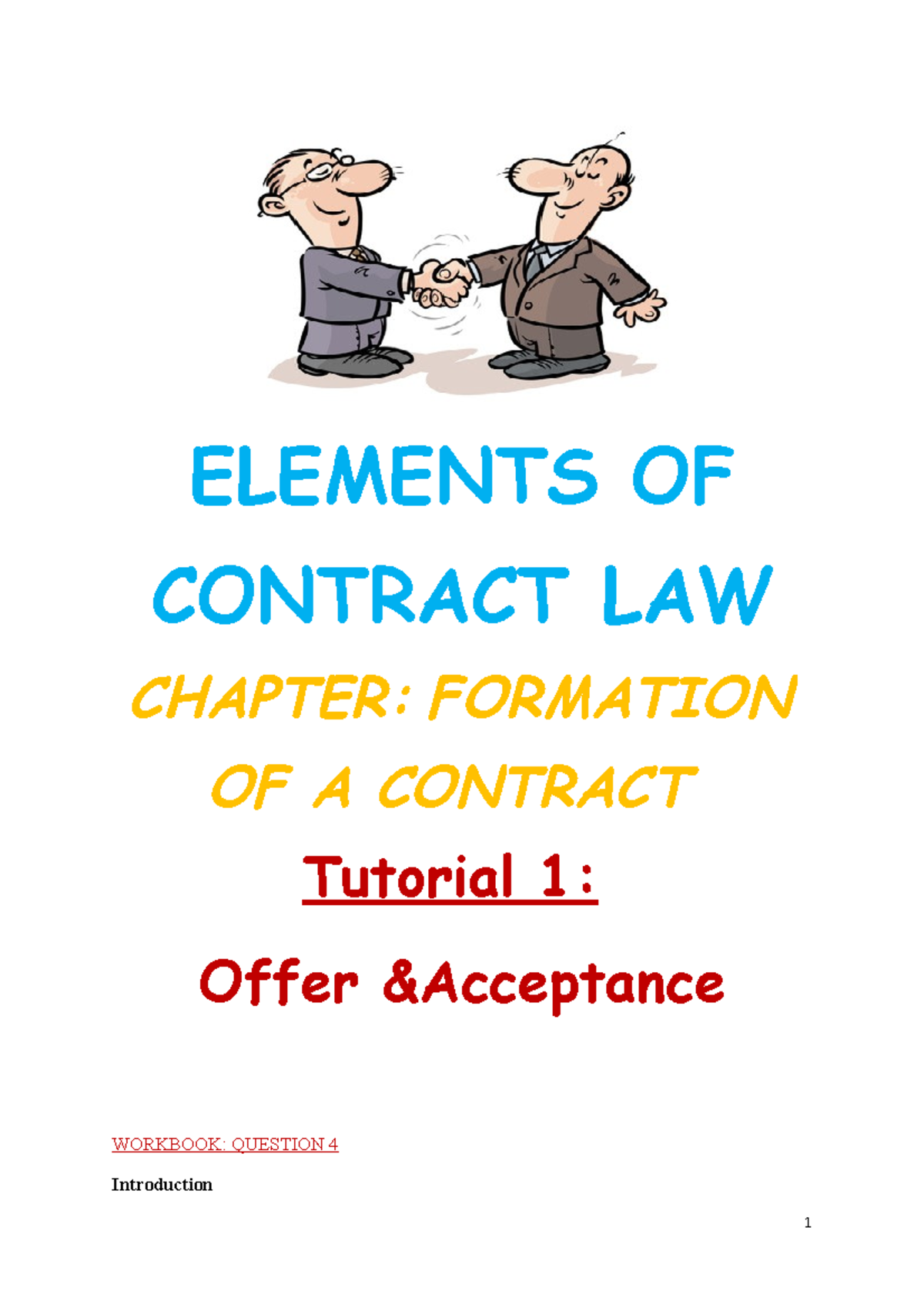 31-05-contract-law-ques-elements-of-contract-law-chapter-formation