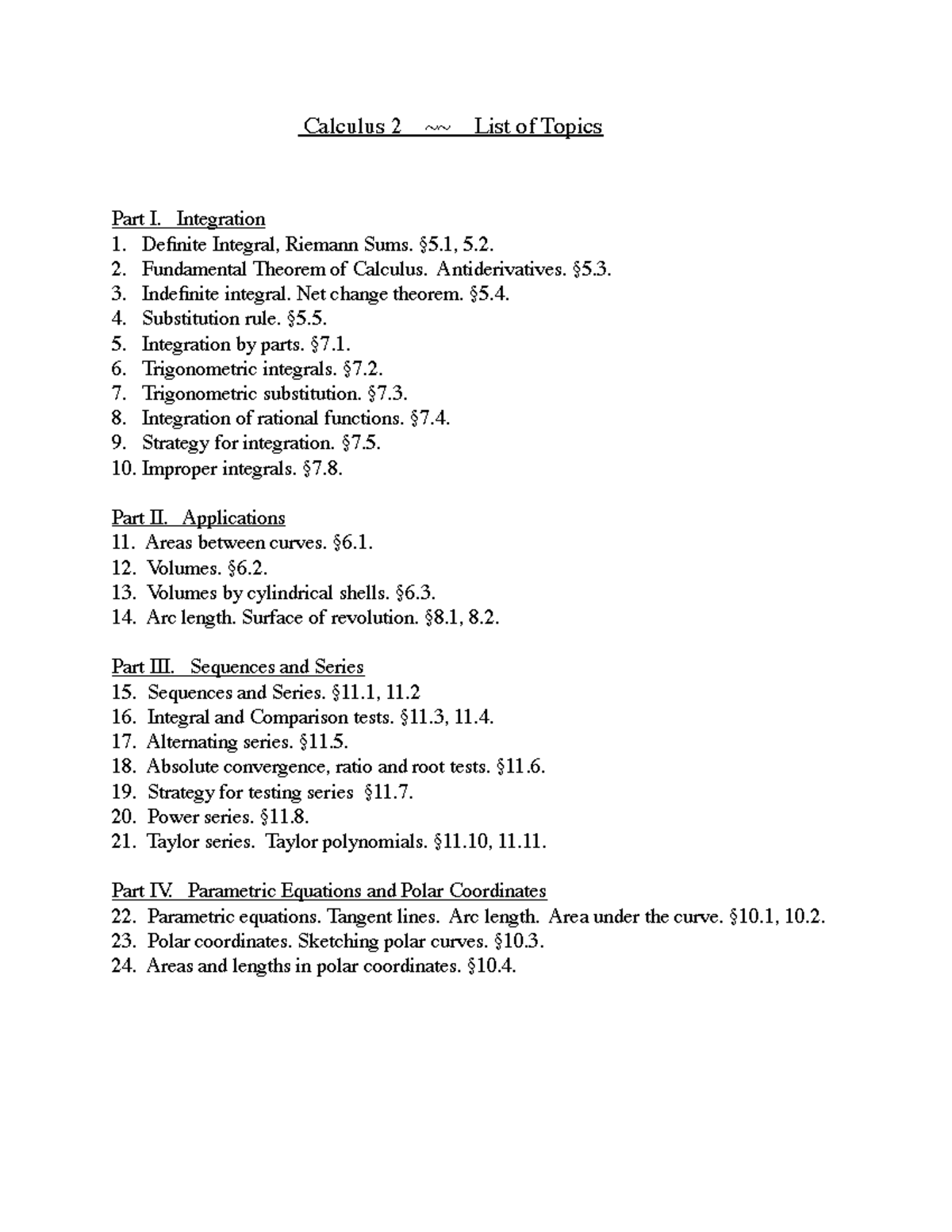 calculus-2-list-of-topics-f21-calculus-2-list-of-topics-part-i