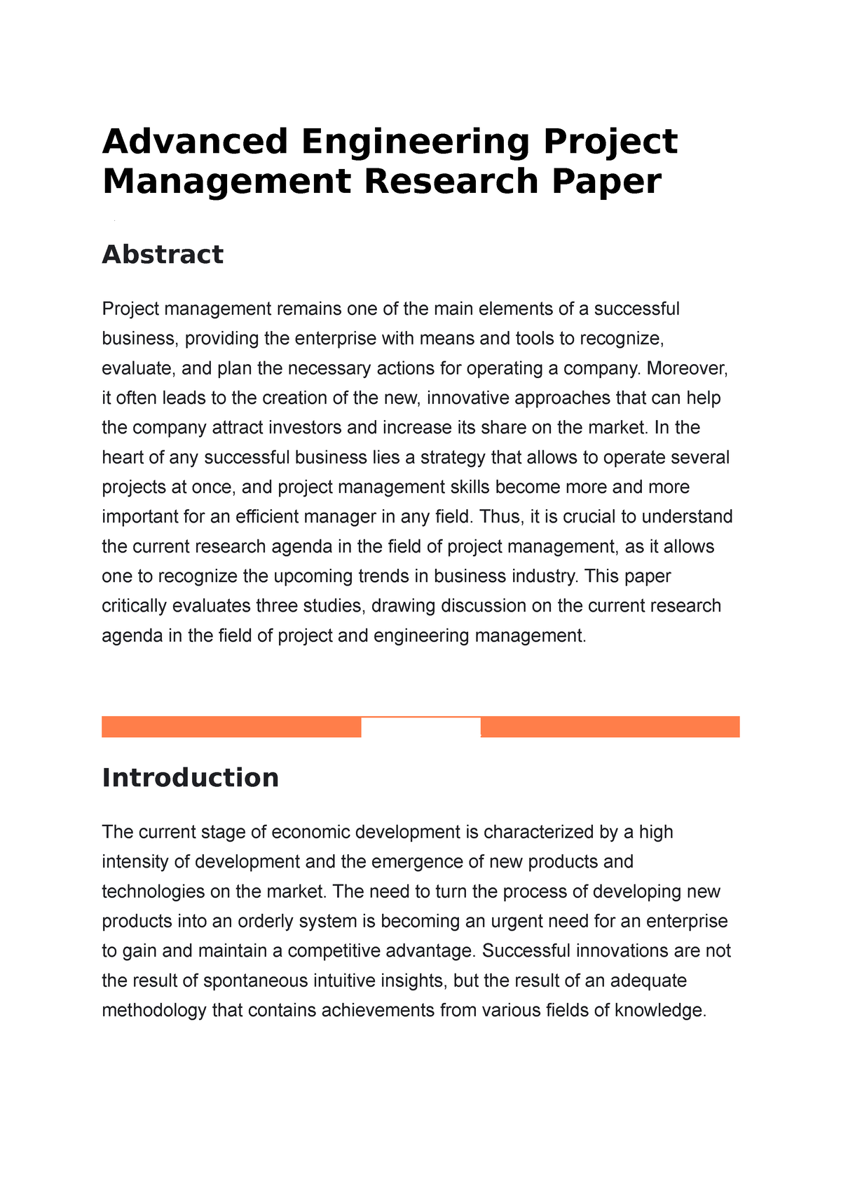 engineering management research papers