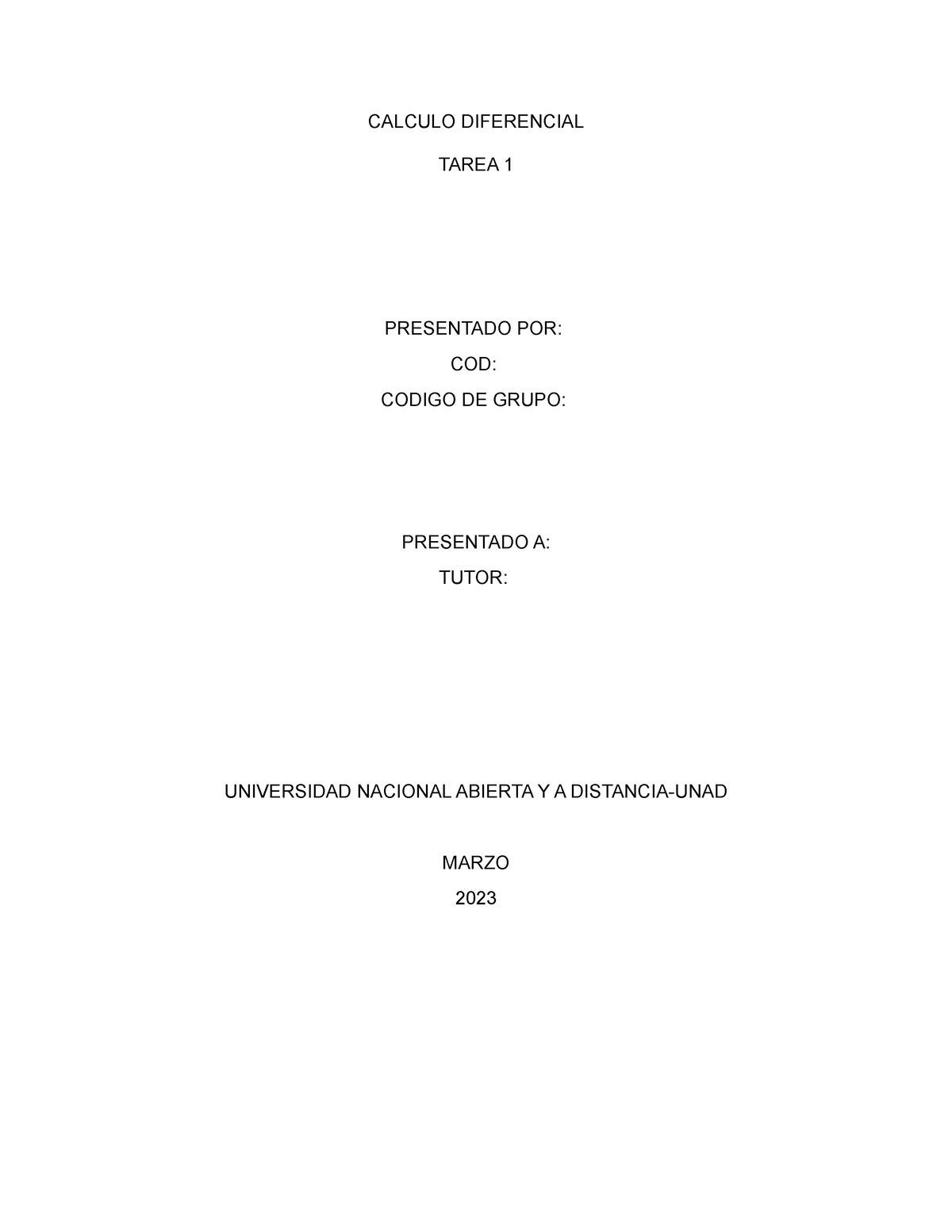 Calculo Diferencial Tarea 1 Letra B - CALCULO DIFERENCIAL TAREA 1 ...