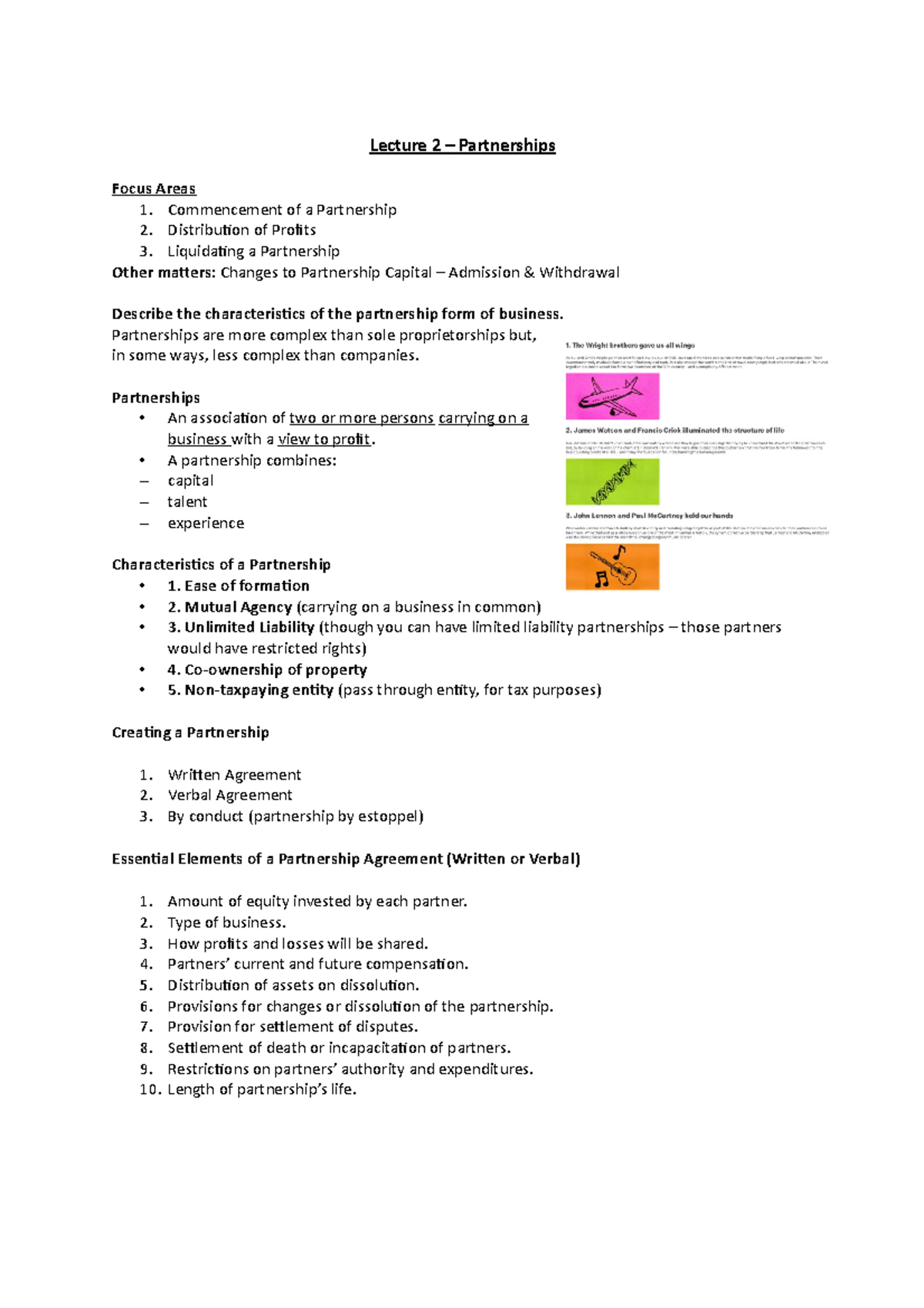 Lecture 2 Accounting For Business Decisions B - Partnerships - Lecture ...