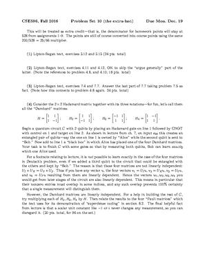 CSE596 problem set 2 fall 2016 q + a - CSE596, Fall 2016 Problem Set 2 ...