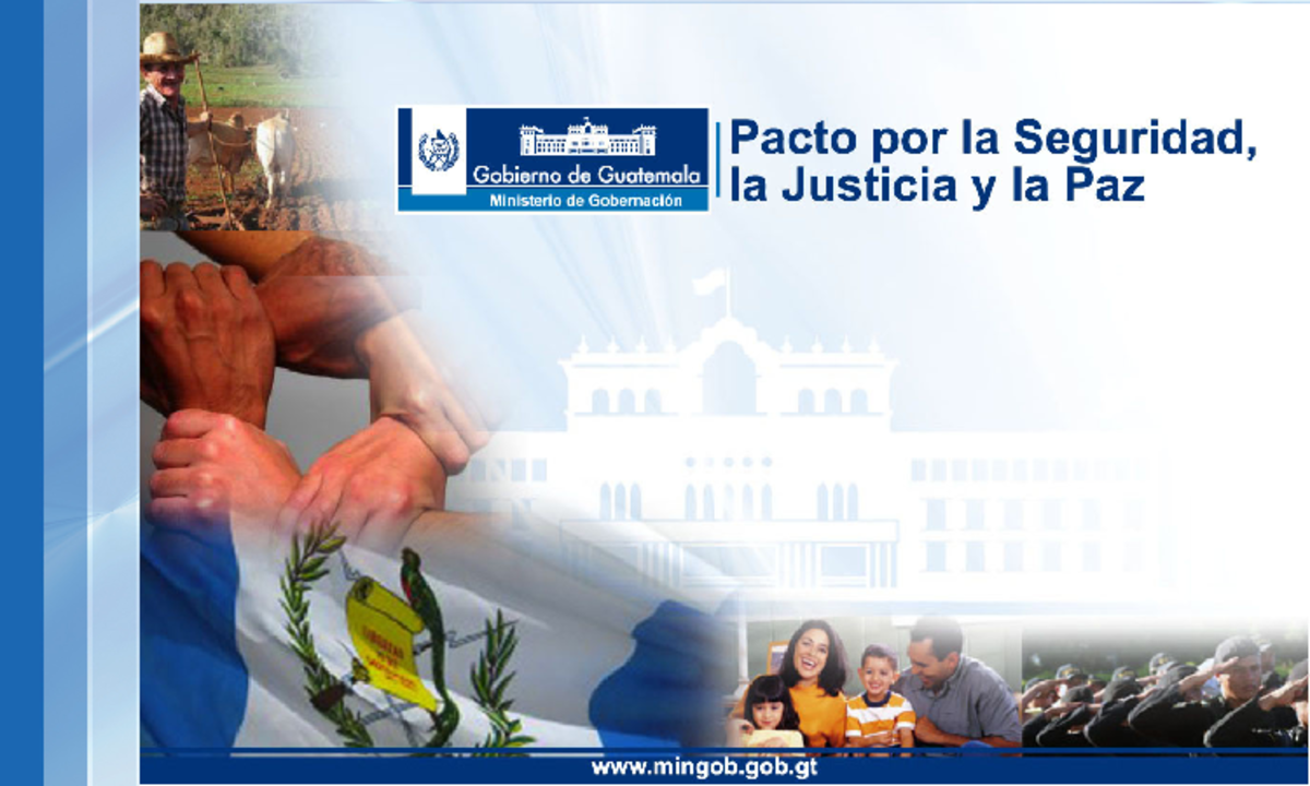 Pacto por la paz la seguridad y la justicia - no pasajero. Tiene un ...