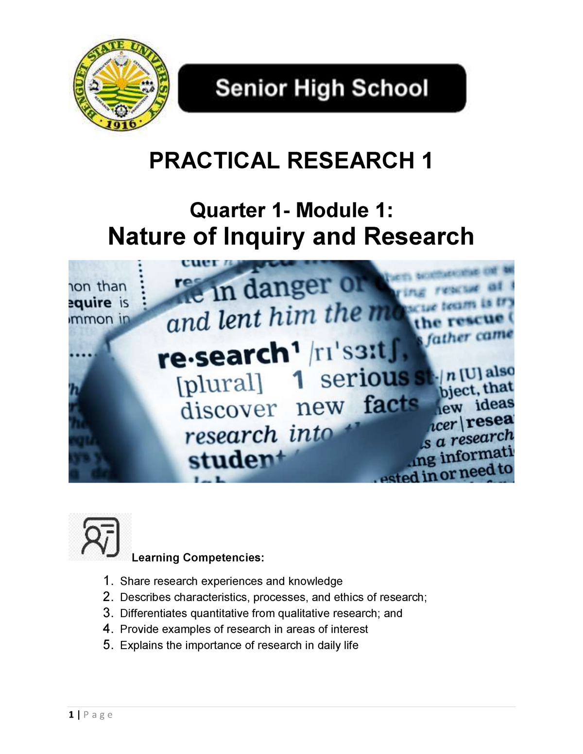 type of practical research