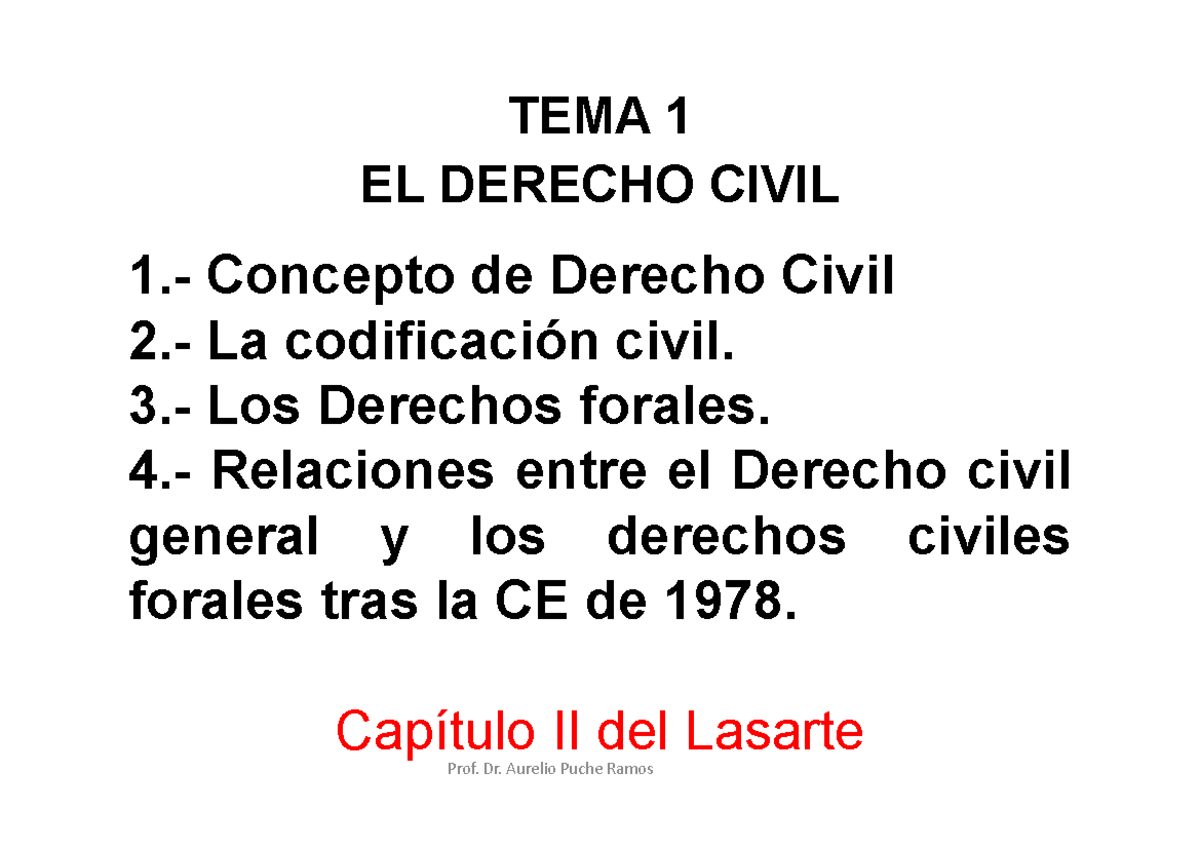 Temario Derecho Civil 1 Fes Aragon