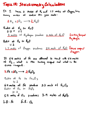 General Chemistry I Exam 3 Sample Problems Cheat Sheet - Exam 3 Cheat ...