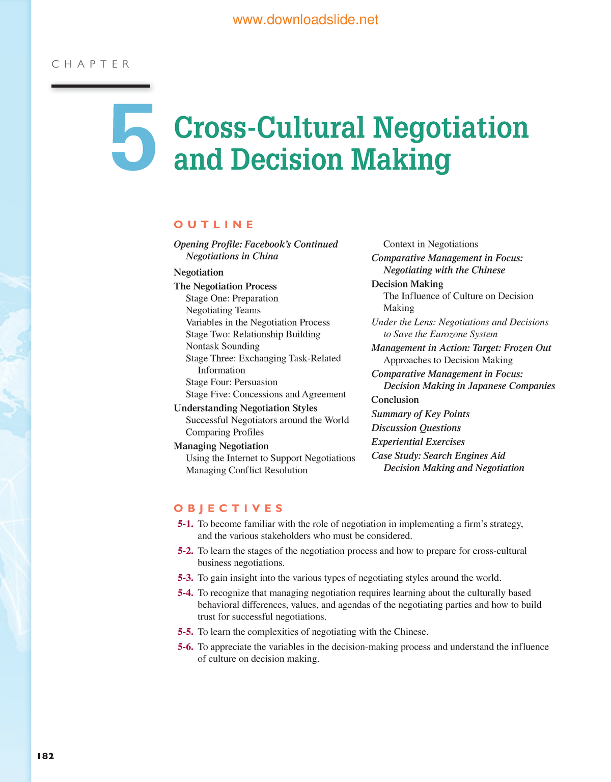 T01-week 5 Ch5 Cross Cultural Communication And Negotiation And ...