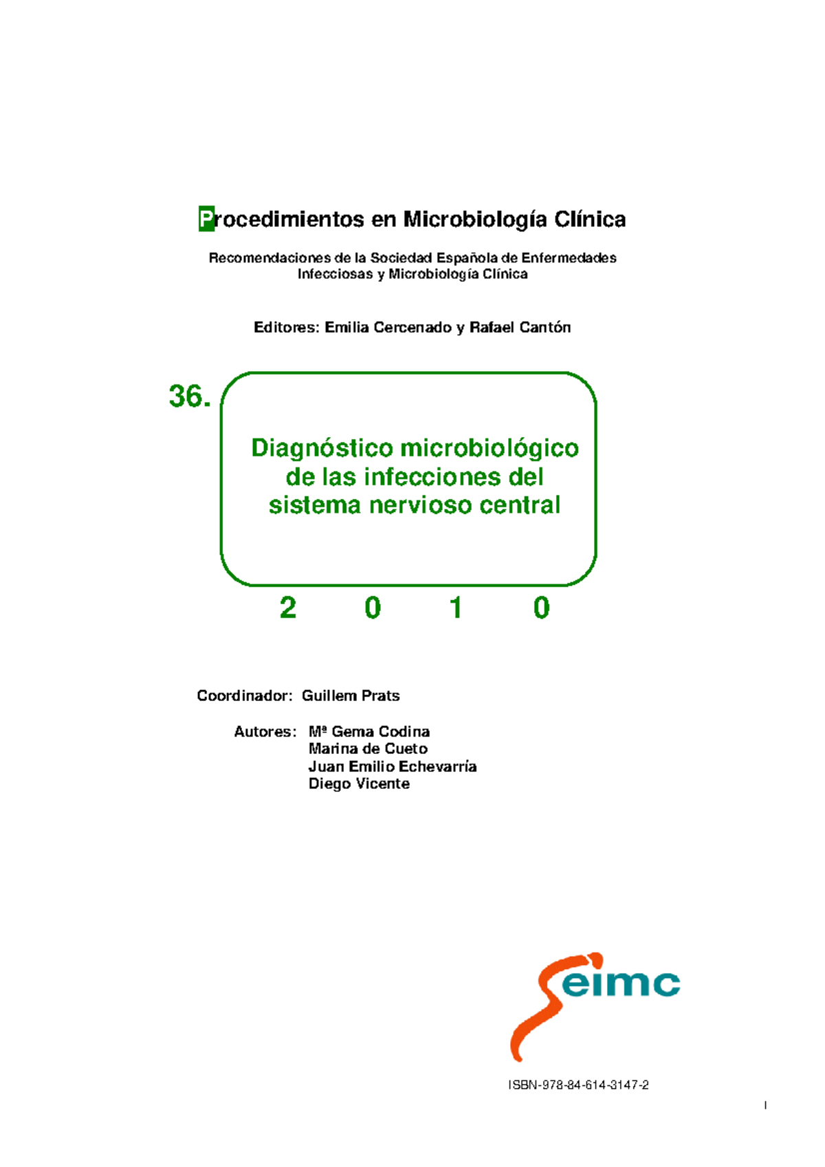 Seimc-procedimientomicrobiologia 36 - I Procedimientos En Microbiología ...