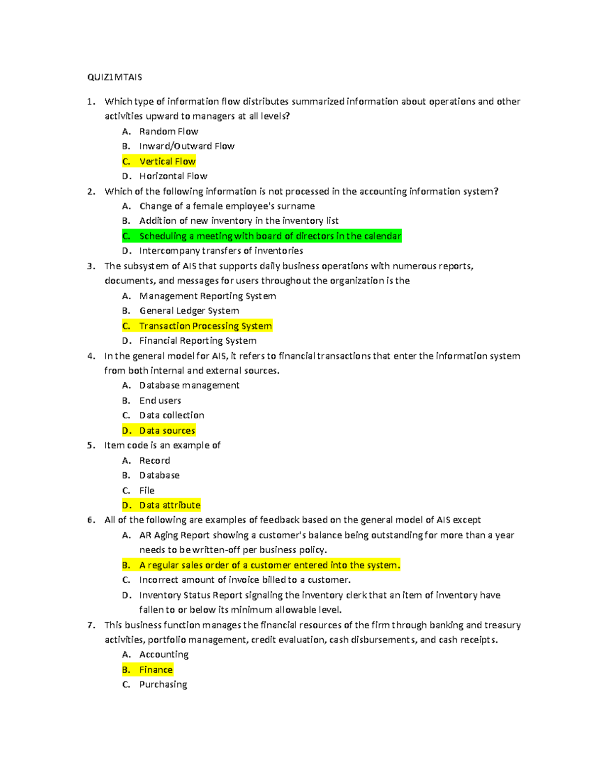 Seatworks Mtpart 1 - Lecture notes 2 - Accountancy - FEU - Studocu