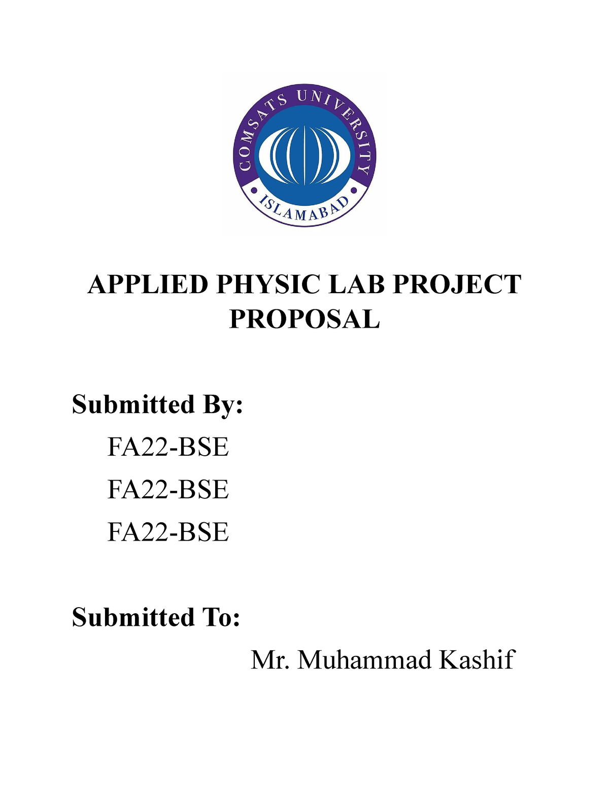 research proposal of physics