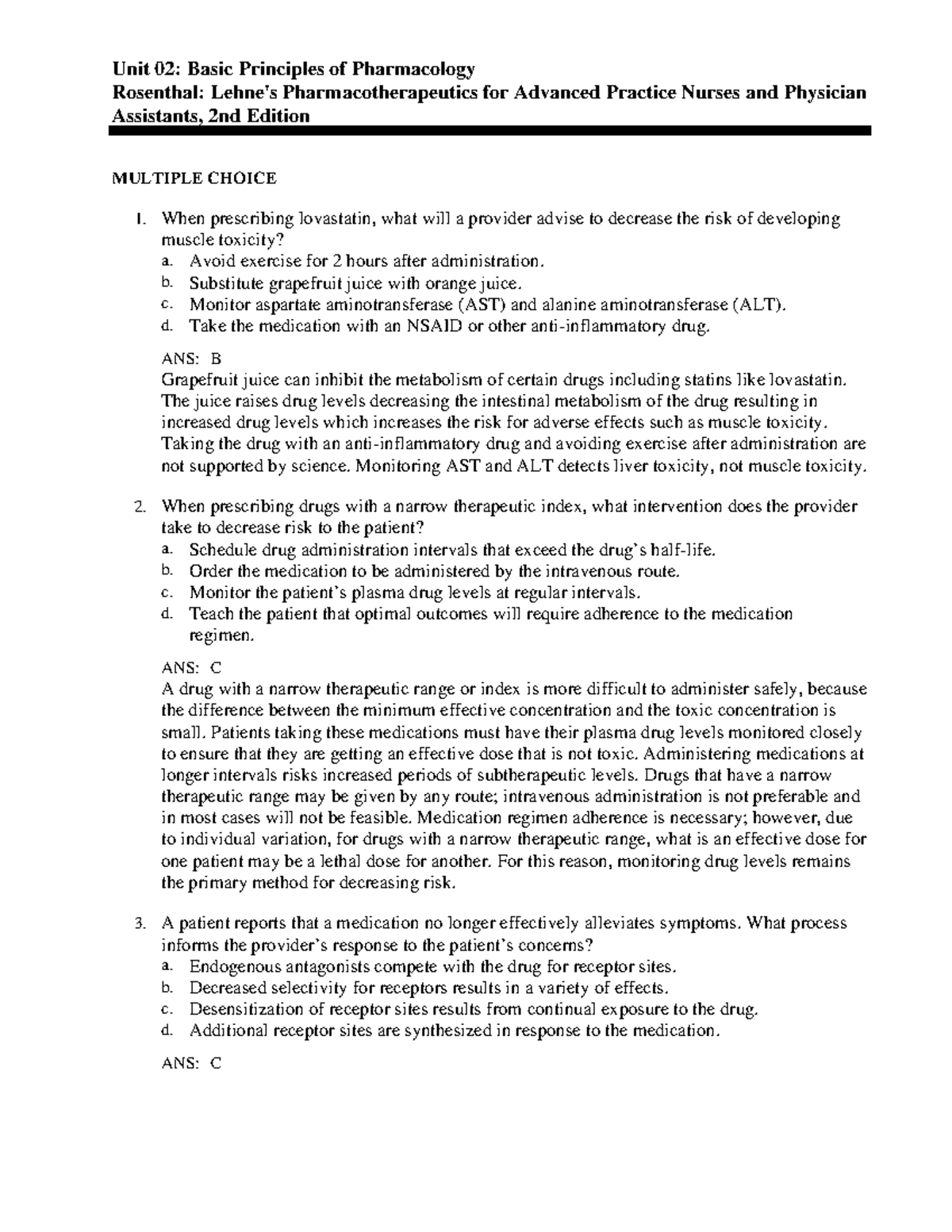 02 - 1. Which of the following cellular exchange mechanisms requires ...