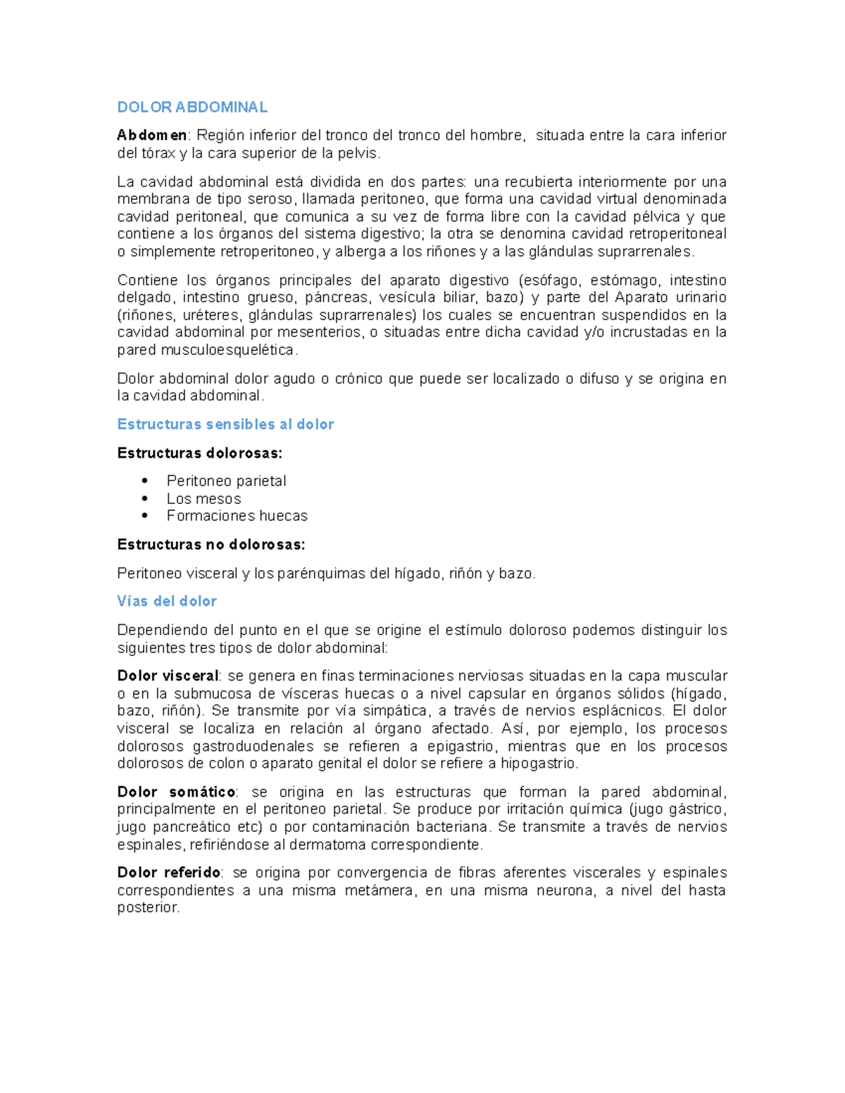 dolor abdominal severo prostatitis