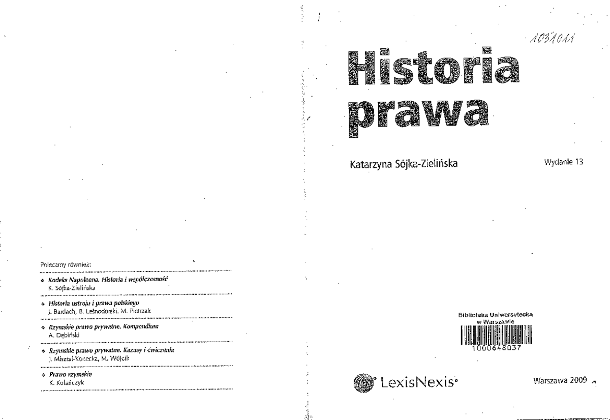 Historia Prawa Sojka Pdf Chomikuj