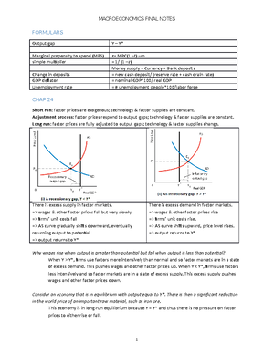 Macroeconomics 1st Midterm Example With Answers - ECON 1250 ...