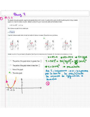 Quiz 6 - calc 2 - MAC2312 - Studocu