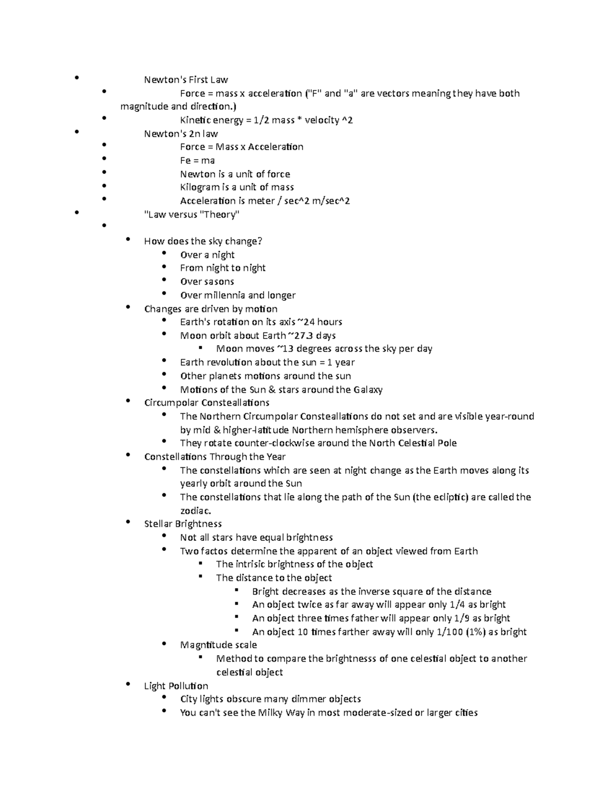 spst200-notes-prof-mike-gaffey-first-law-force-mass-x-acceleration