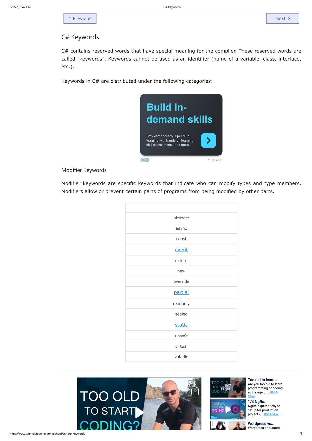 2.C keywords good C Keywords C contains reserved words that have