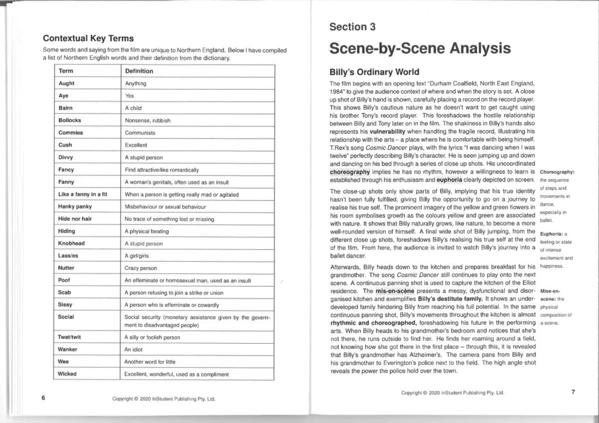 2. BE Scene by Scene analysis - Studocu