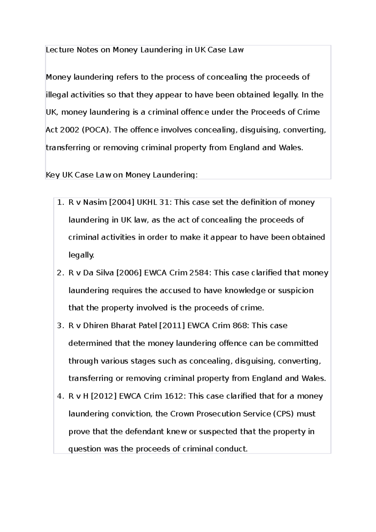 money-laundering-lecture-notes-on-money-laundering-in-uk-case