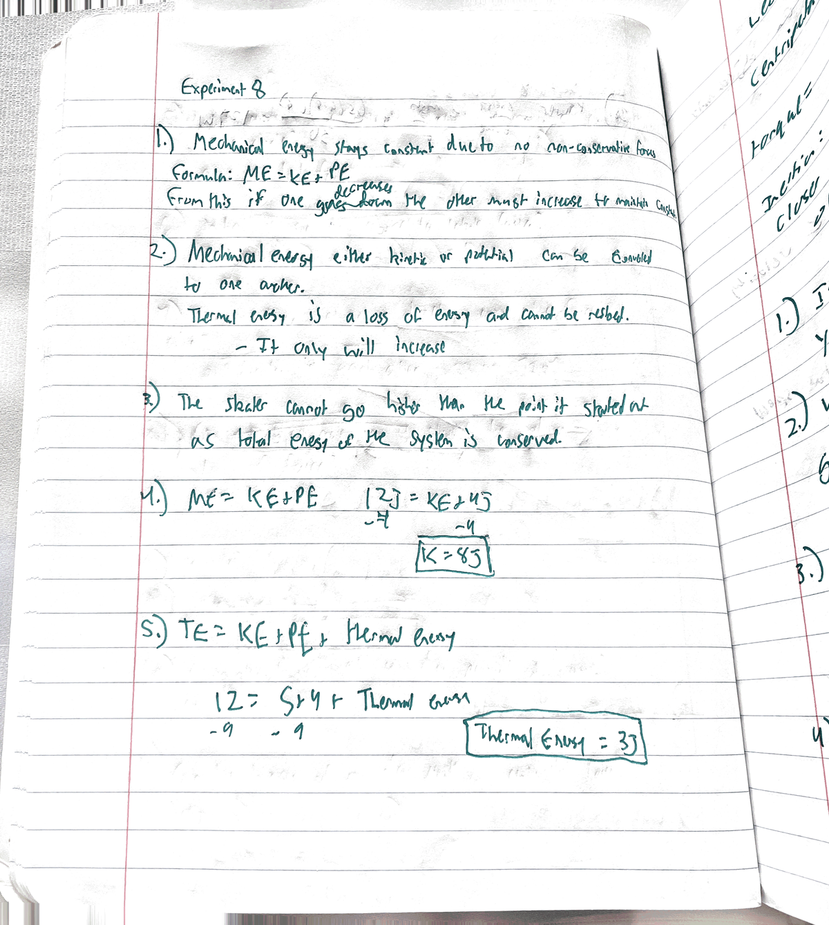 Physics Experiment 8 9 And 10 - PHY-151 - Studocu