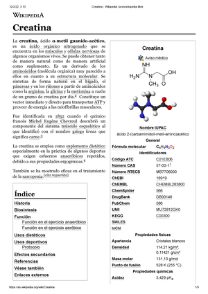 Que Es La Creatinina Wikipedia