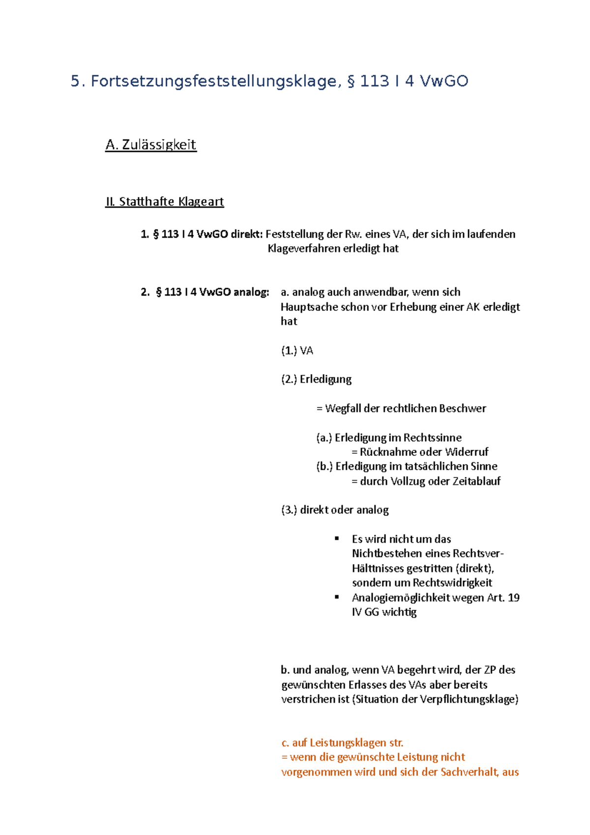 Normenkontrolle 47 Vwgo Schema Fortsetzungsfeststellungsklage Schema - 5