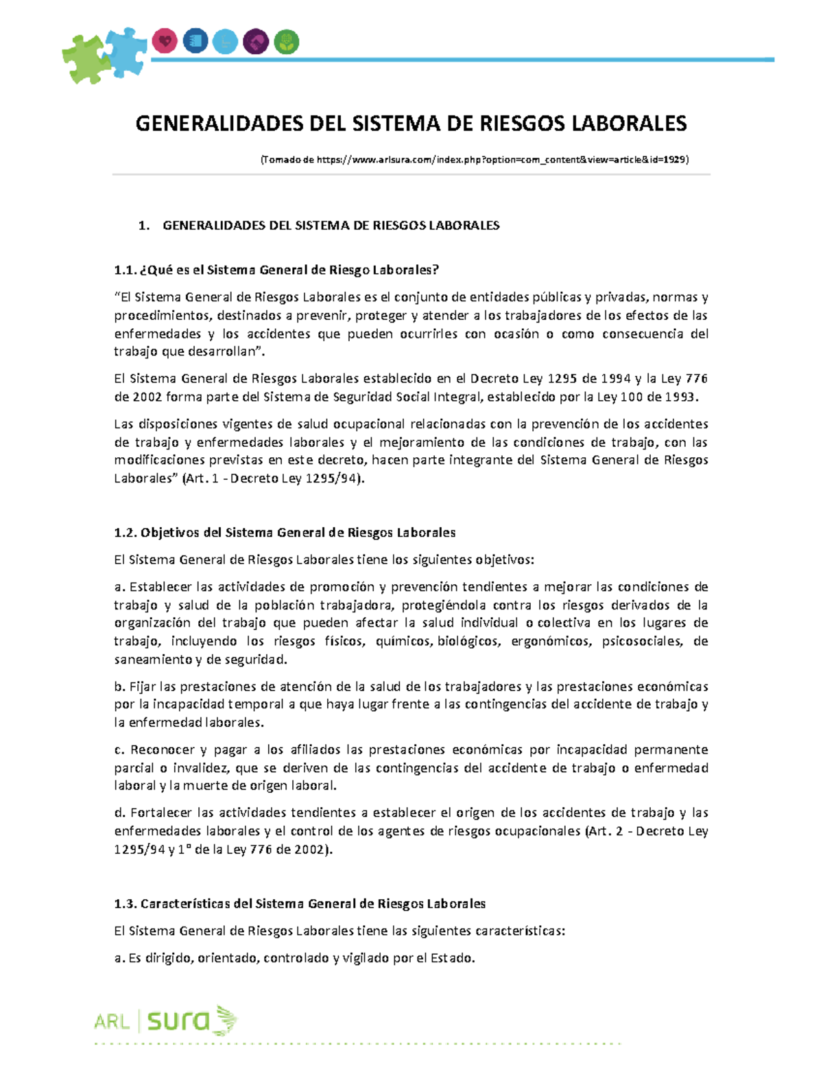 Anexo-11 -generalidades-del-sgrl - GENERALIDADES DEL SISTEMA DE RIESGOS ...